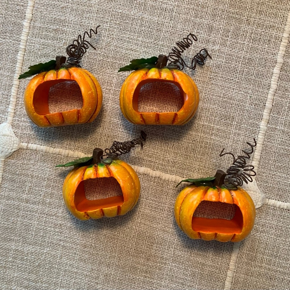 Pumpkin Napkin Rings - Picture 4 of 4
